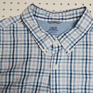 Izod Saltwater Big Mens Button Down Shirt 3X
